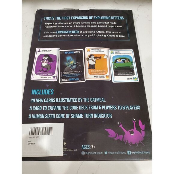 Imploding Kittens This Is The First Expansion of Exploding Kittens Card Game - Picture 2 of 3